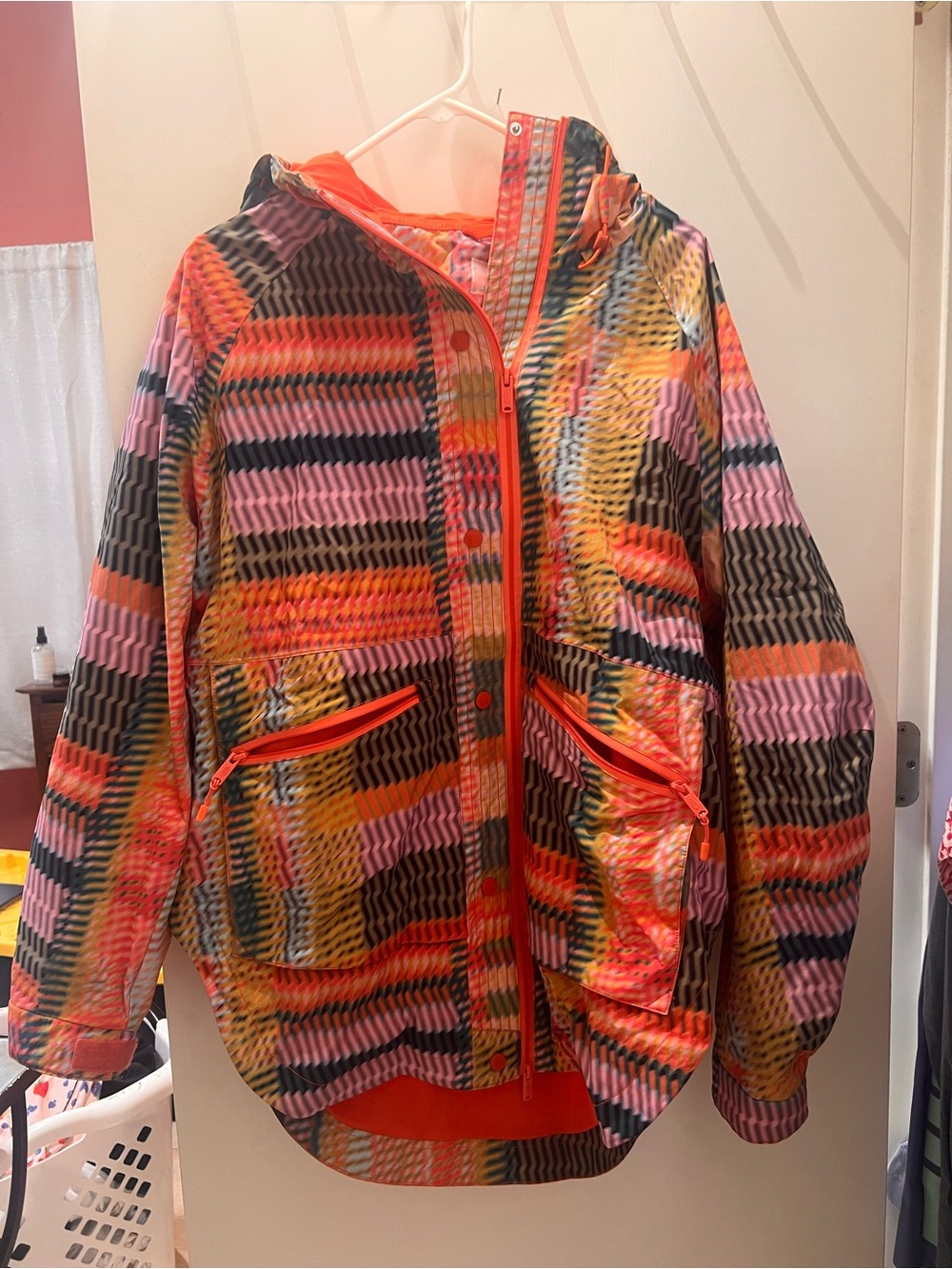Colorful Women’s Rain Jacket - Picture 3 of 4